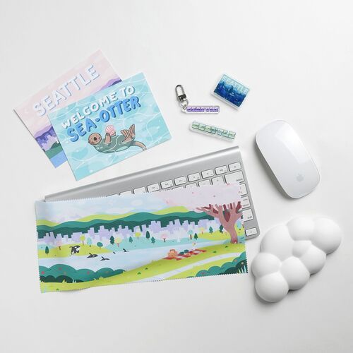 Seattle Acrylic Key Ring