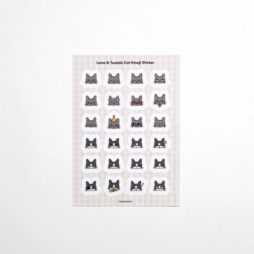 Lana & Tuxedo Cat Sticker