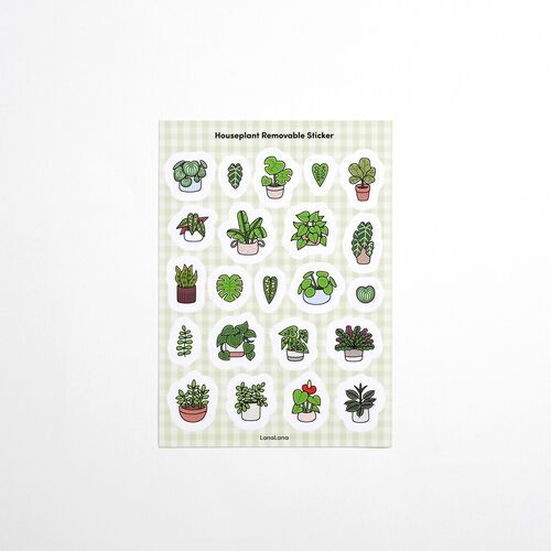 Houseplant Deco Sticker