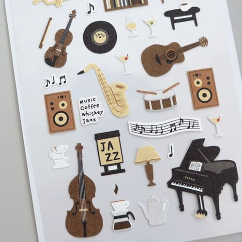 Jazz Cafe Deco Sticker - Image 2