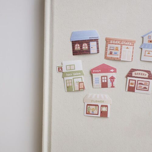 21pcs Cozy Shops Cereal Sticker Set - Image 7