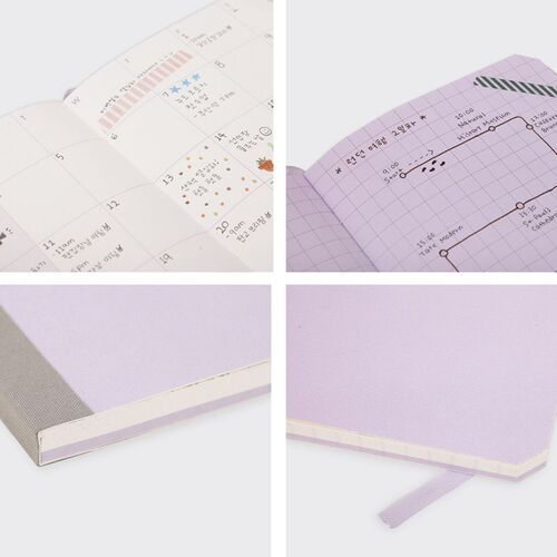 Pastel Edge Monthly Planner