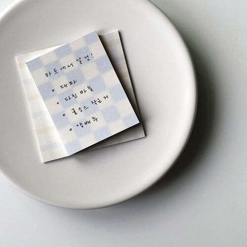 Pastel Calm Grid Sticky Note - Image 7