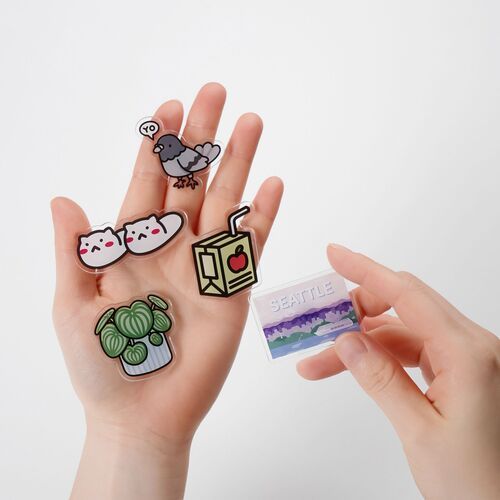 Animal Acrylic Magnet