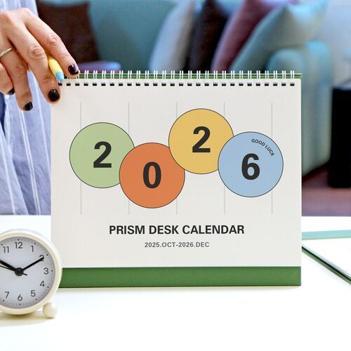 2026 Prism Desk Calendar