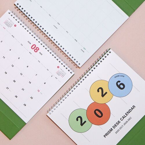 2026 Prism Desk Calendar