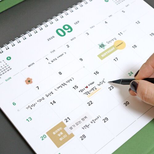2026 Prism Desk Calendar