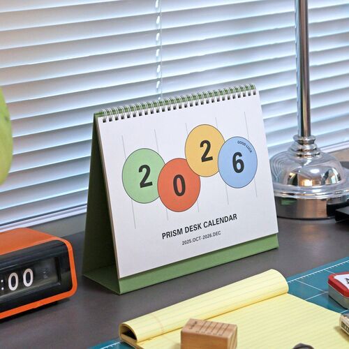2026 Prism Desk Calendar