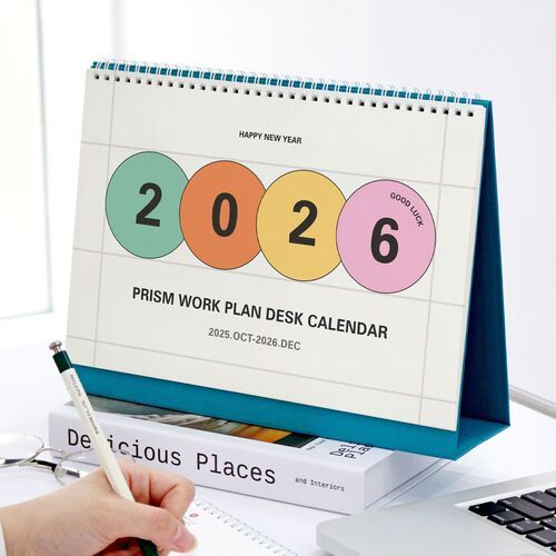 2026 Prism Work Plan Desk Calendar