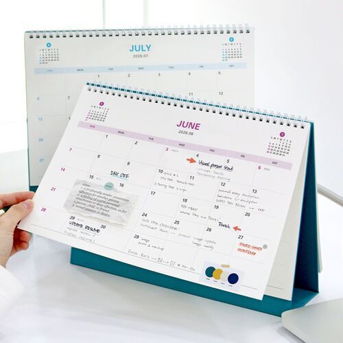 2026 Prism Work Plan Desk Calendar