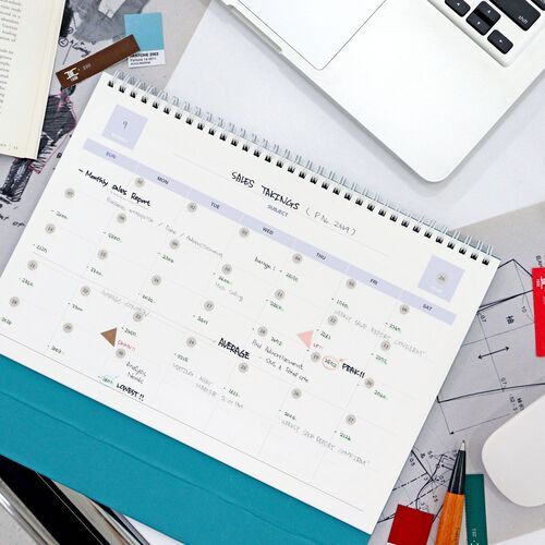 2026 Prism Work Plan Desk Calendar