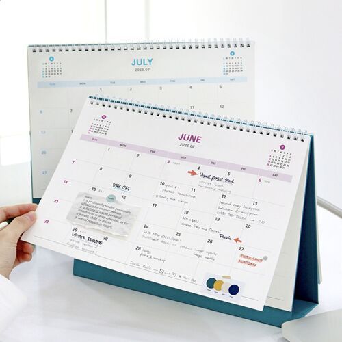 2026 Prism Work Plan Desk Calendar