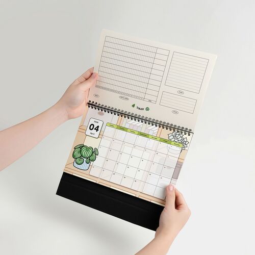 2026 Houseplant Large Spiral Calendar