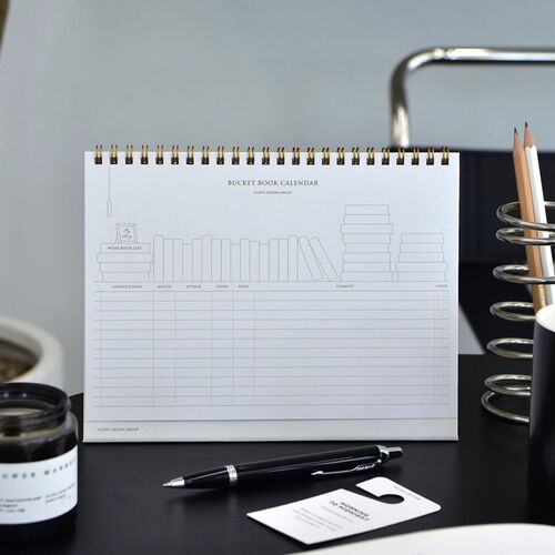 Bucket Book Tracker Calendar