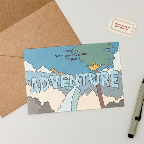 Colorful Wishes Postcard