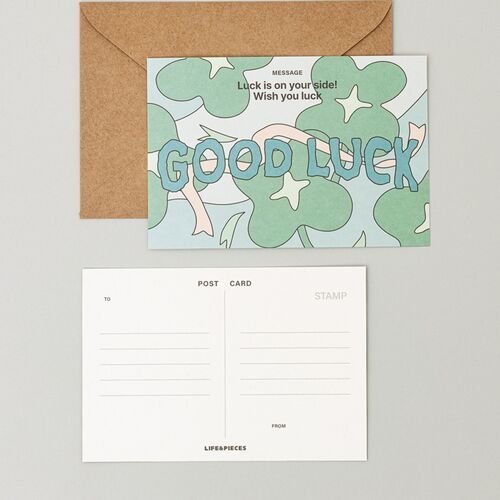 Colorful Wishes Postcard