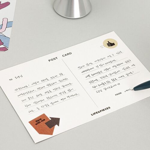 Colorful Wishes Postcard