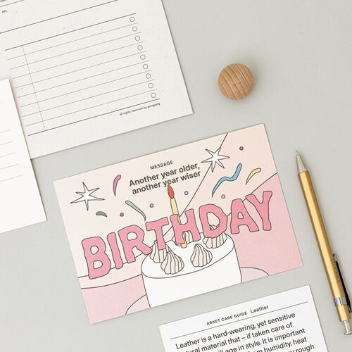 Colorful Wishes Postcard