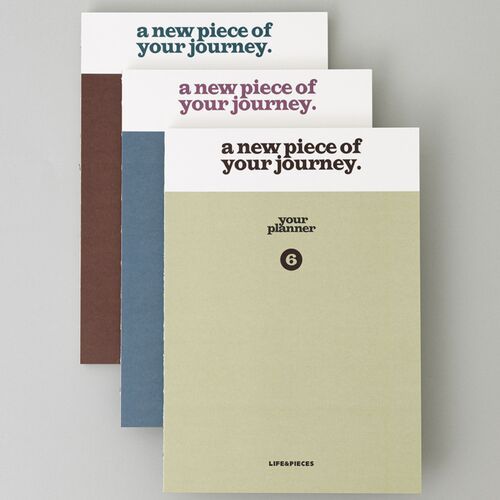 Large Life & Pieces Half Year Planning Journal