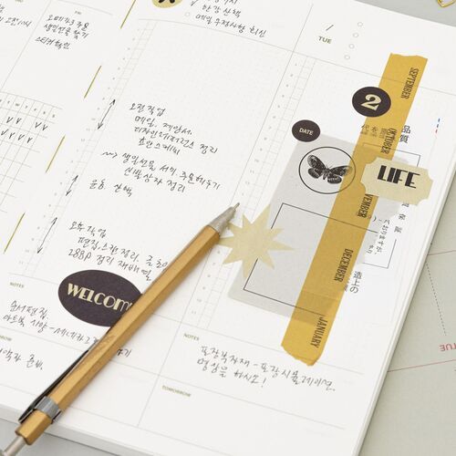 Large Life & Pieces Half Year Planning Journal