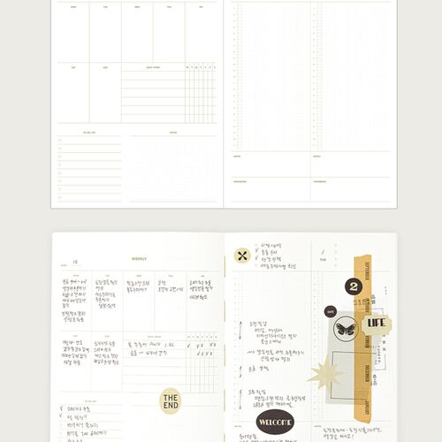 Large Life & Pieces Half Year Planning Journal