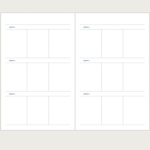 Small Life & Pieces Half Year Planning Journal