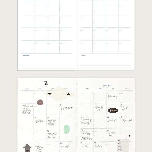 Small Life & Pieces Half Year Planning Journal