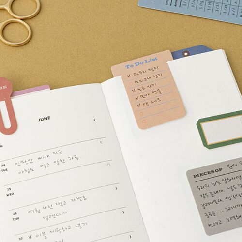 20pcs Vintage Memo Bookmark Set