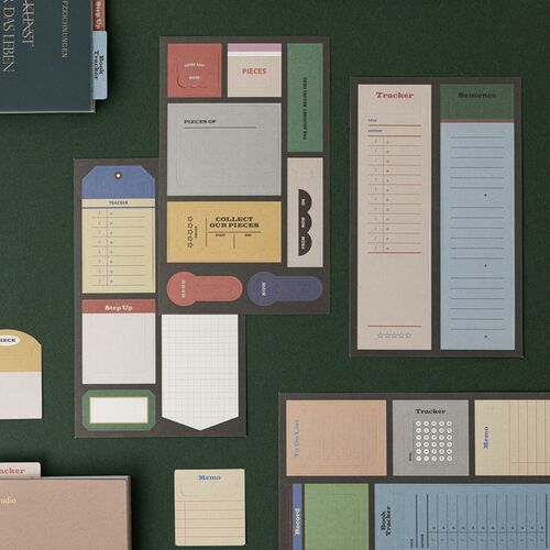 20pcs Vintage Memo Bookmark Set