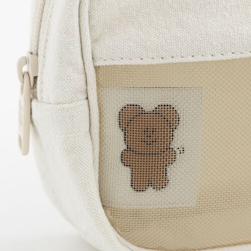 All Smiles Mesh Block Pouch