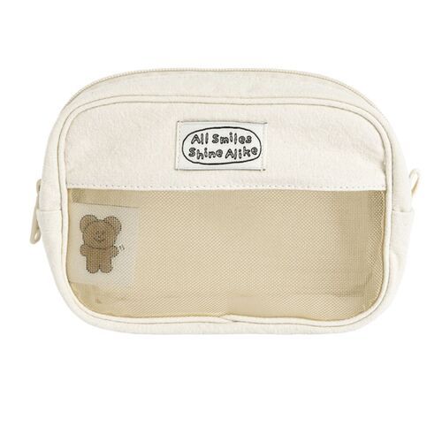All Smiles Mesh Block Pouch