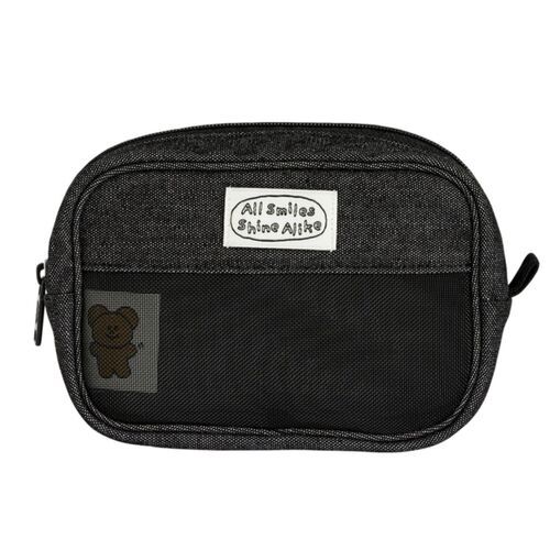 All Smiles Mesh Block Pouch