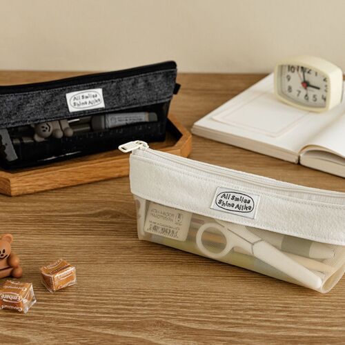All Smiles Mesh Pencil Pouch