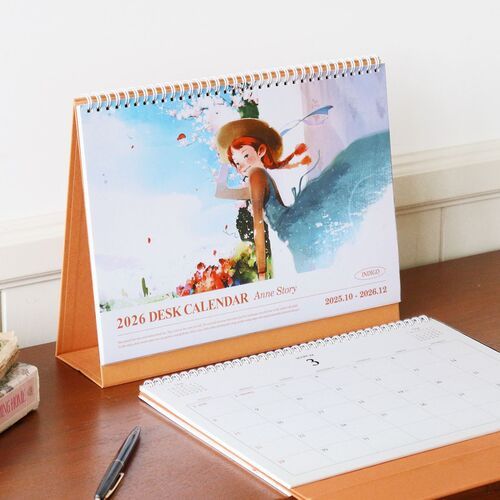 2026 Large Anne Story Desk Scheduler