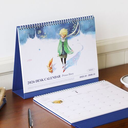 2026 Large Prince Story Desk Scheduler