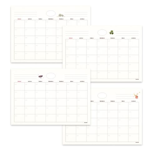 2026 Large Prince Story Desk Scheduler
