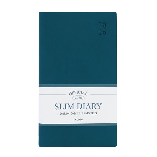 2026 Slim Official Monthly Scheduler
