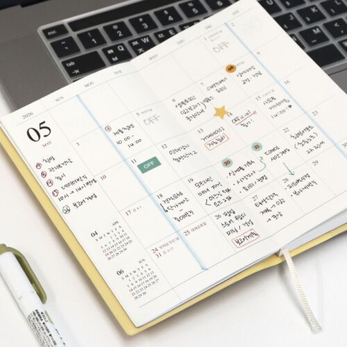 2026 Slim Official Monthly Scheduler