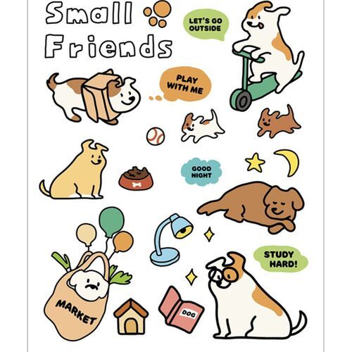 Small Friends UV Deco Sticker - Image 13