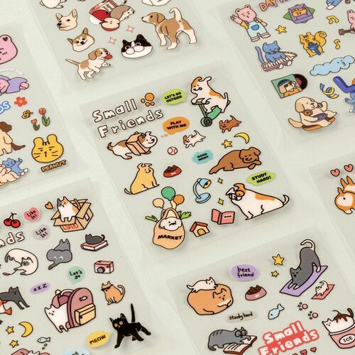 Small Friends UV Deco Sticker