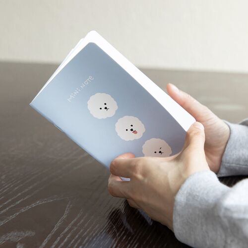 2pcs Bichon & Poodle Mini Plain Notebook - Image 5