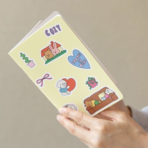 2pcs Happy Together Mini Grid Notebook - Image 5