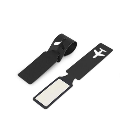 Plane Vegan Leather Luggage Tag