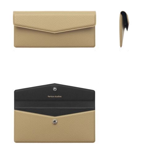 Vegan Leather Button Envelope Pouch - Image 9