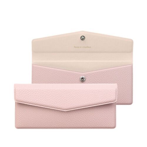Vegan Leather Button Envelope Pouch - Image 15