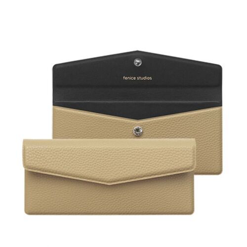 Vegan Leather Button Envelope Pouch - Image 17