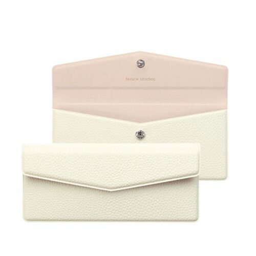 Vegan Leather Button Envelope Pouch - Image 11