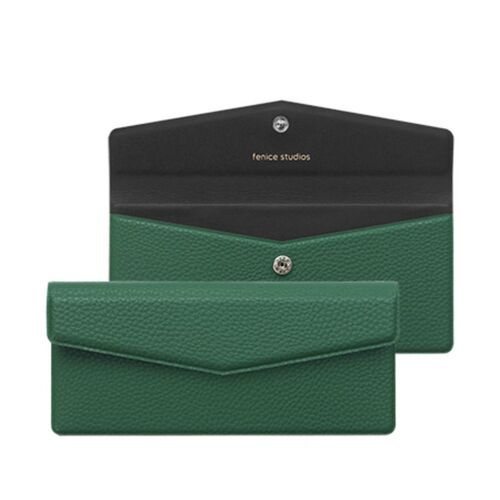 Vegan Leather Button Envelope Pouch - Image 13