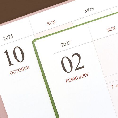 2026 Big Official Monthly Scheduler