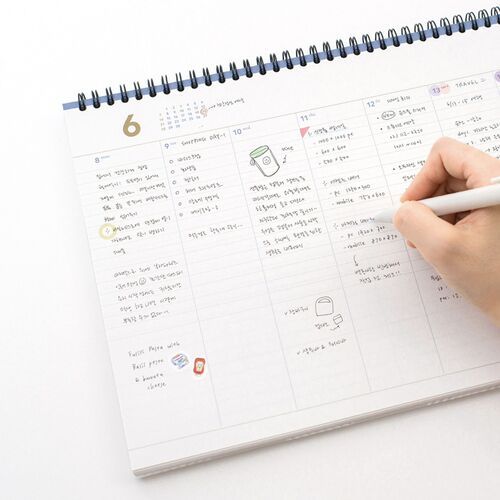 2026 Wide Basic Desk Weekly Planner